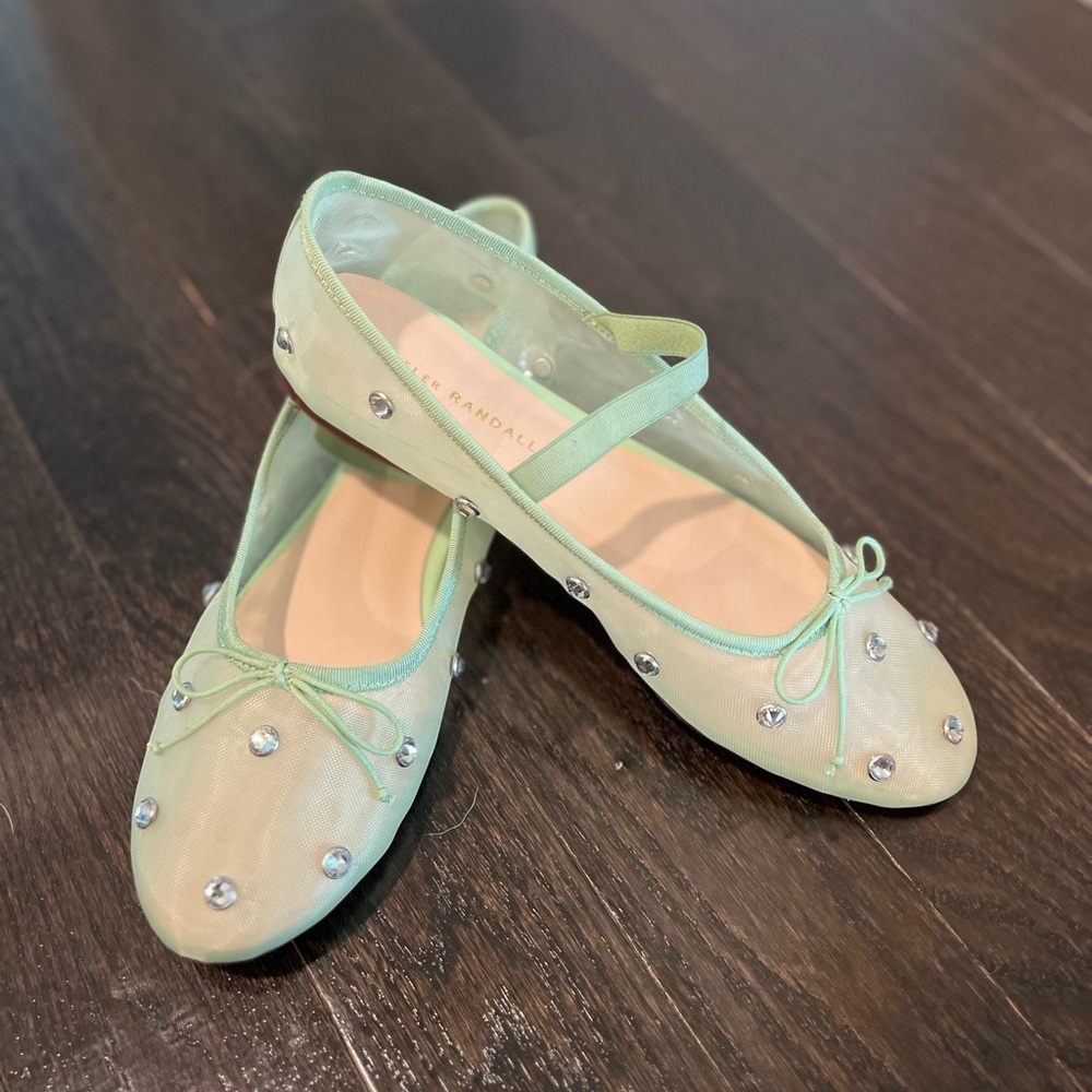 Loeffler Randall Ballet Flats with Rhinestones